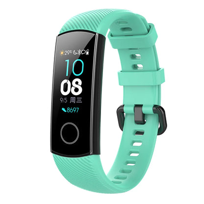 Silicone Watch Strap for Honor Band 4 5 Wristbands Accessories Replacement Sport Strap for Huawei Honor Band 5 4 Bracelet