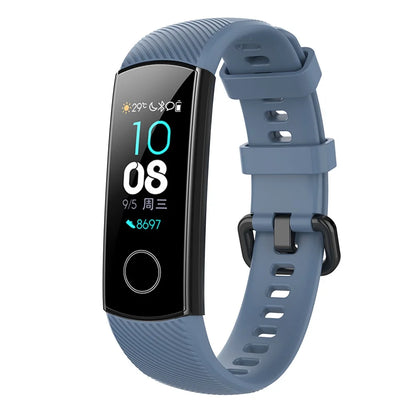 Silicone Watch Strap for Honor Band 4 5 Wristbands Accessories Replacement Sport Strap for Huawei Honor Band 5 4 Bracelet