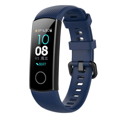 Silicone Watch Strap for Honor Band 4 5 Wristbands Accessories Replacement Sport Strap for Huawei Honor Band 5 4 Bracelet